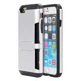 Apple iPhone 6/6S Hybrid Clip Card Case With Lock Stand