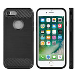 Apple iPhone7 Carbon Tech Silk Hybrid Pc + TPU Cover Case