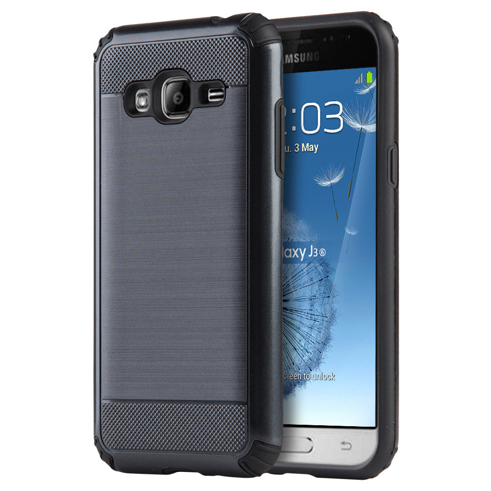 Samsung Galaxy J3 (2015) Silkee Armor Anti Shock Pc + TPU