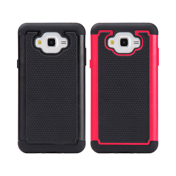 Samsung Galaxy J7 (2015) Grippy Hybrid Case