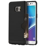 Samsung Galaxy Note 7 Card-Away Silk Dual Hybrid Case