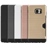 Samsung Galaxy Note 7 Card-Away Silk Dual Hybrid Case 