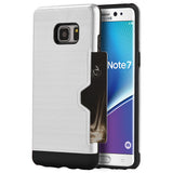 Samsung Galaxy Note 7 Card-Away Silk Dual Hybrid Case