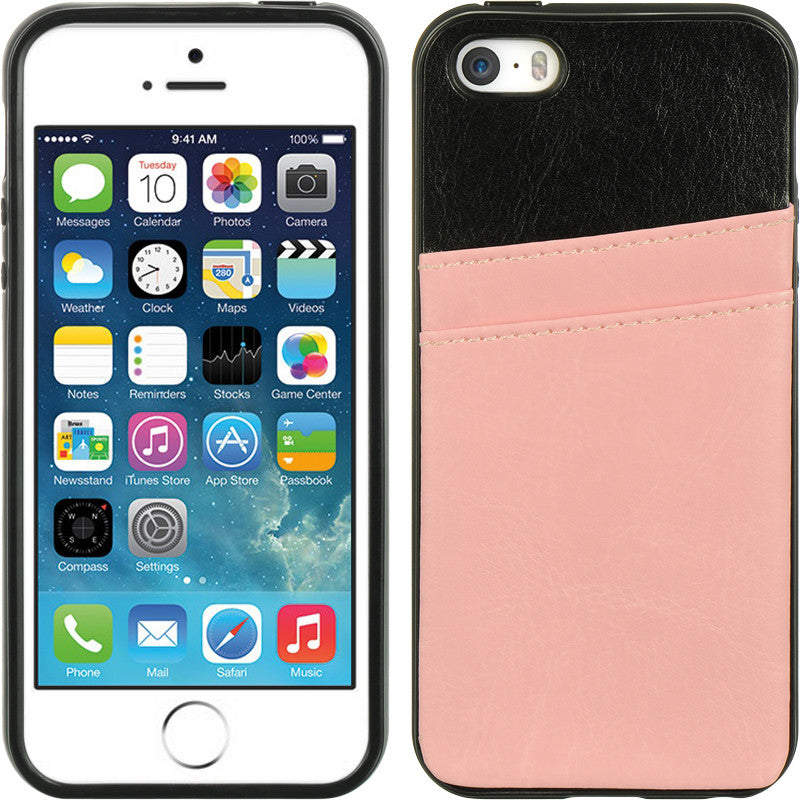 iPhone 5 / 5S TPU Imd Dual Pink Credit Card Insert