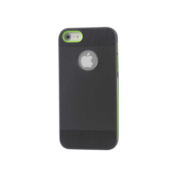 iPhone 5/5S/Se Dual Color Case With Ridges