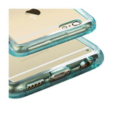  iPhone 6 Plus Mirror Effect Case With Air Cushion Protection In Clear Navy