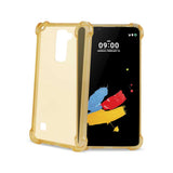  LG Stylus 2 Mirror Effect Case With Air Cushion Protection In Clear Gold