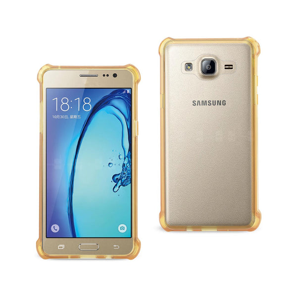 Samsung Galaxy On5/ J5 Clear Bumper Case With Air Cushion Shock Absorption