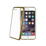  iPhone 6S Plus Soft Tpu Slim Clear Case With Diamond Frames In Gold