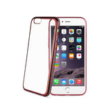  iPhone 6S Soft Tpu Slim Clear Case With Diamond Frames In Rose Gold