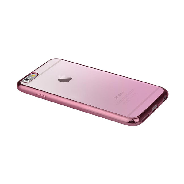 iPhone 6 Plus Frame Gradient Clear Glitter Case