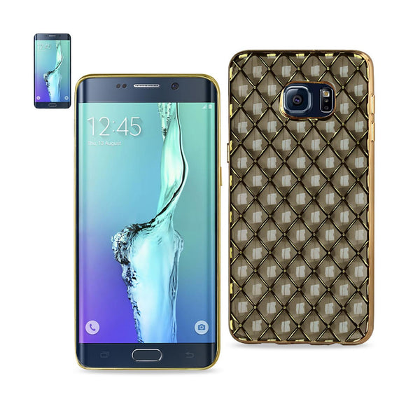 Samsung Galaxy S6 Edge Plus Flexible 3D Rhombus Pattern Tpu Case