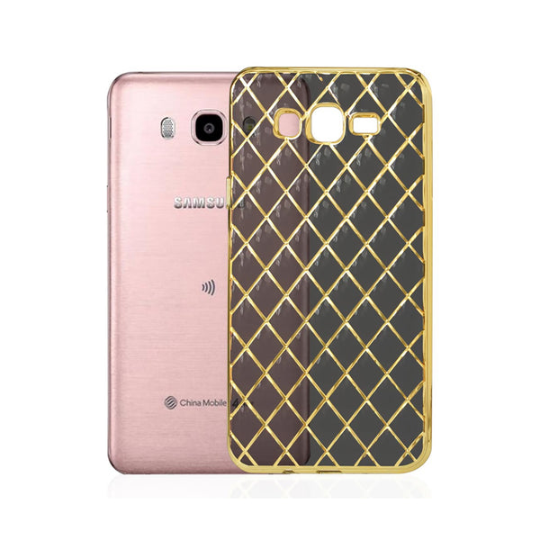 Samsung Galaxy J7 Flexible 3D Rhombus Pattern Tpu Case