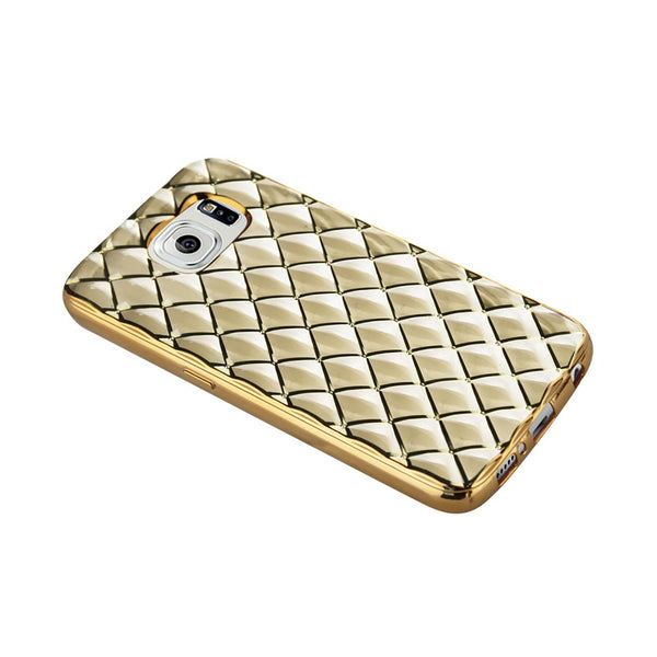 Samsung Galaxy S6 Flexible 3D Rhombus Pattern Tpu Case