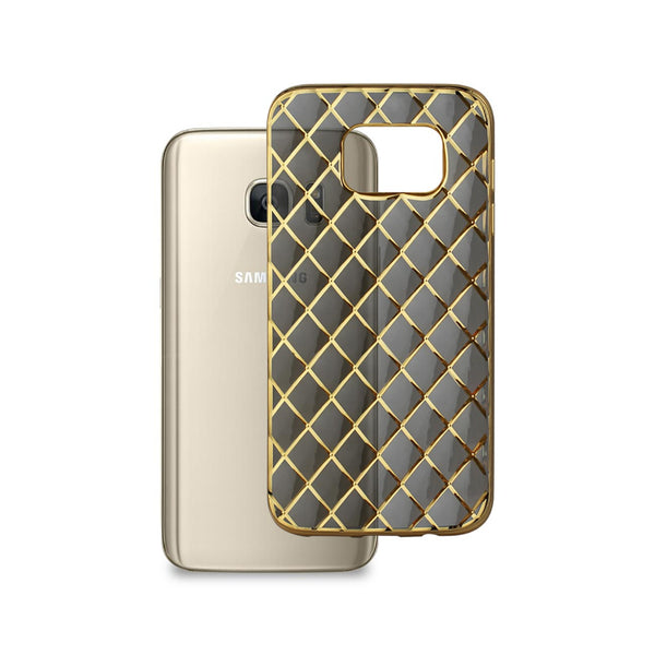 Samsung Galaxy S7 Flexible 3D Rhombus Pattern Tpu Case