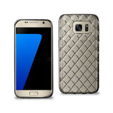 Samsung Galaxy S7 Flexible 3D Rhombus Pattern Tpu Case