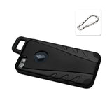  iPhone Se/ 5S/ 5 Dropproof Workout Hybrid Case With Hook In Black