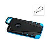  iPhone 5/5S/Se Dropproof Workout Hybrid Case With Hook In Black Navy