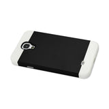  Samsung Galaxy S4 Hybrid Case With Card Holder In White Black