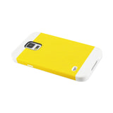  Samsung Galaxy S5 Hybrid Case With Card Holder In White Yellow