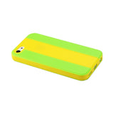  iPhone 5C Striped Case In Yellow Grey