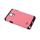  Samsung Galaxy Note 4 Slim Armor Hybrid Tough Case In Pink