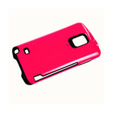  Samsung Galaxy Note 4 Candy Shield Case With Card Holder In Hot Pink