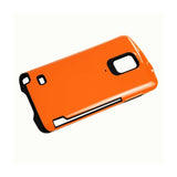  Samsung Galaxy Note 4 Candy Shield Case With Card Holder In Orange