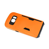  Samsung Galaxy S6 Candy Shield Case With Card Holder In Orange