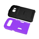  Samsung Galaxy S6 Candy Shield Case With Card Holder In Purple