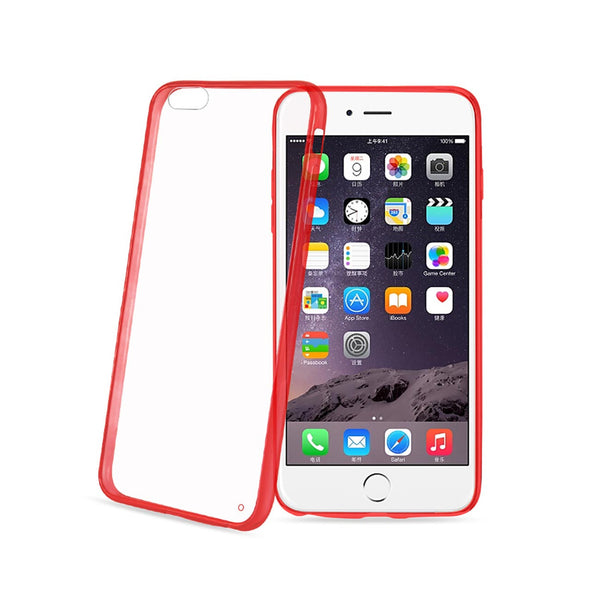 iPhone 6 Plus Clear Back Frame Bumper Case