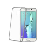  Samsung Galaxy S6 Edge Plus Clear Back Frame Bumper Case In Gray