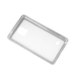  Samsung Galaxy Note 4 Clear Back Frame Bumper Case In Clear