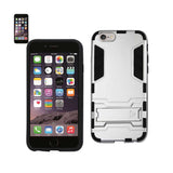 iPhone 6 Plus Hybrid Metallic Case With Kickstand