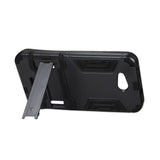  Kyocera Hydro Wave Hybrid Metallic Case With Kickstand In Black