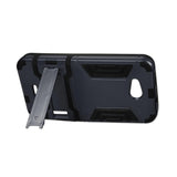  Kyocera Hydro Wave Hybrid Metallic Case With Kickstand In Black Navy