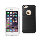 iPhone 6 Plus/ 6S Plus Hybrid Metal Brushed Texture Case