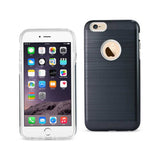 iPhone 6 Plus/ 6S Plus Hybrid Metal Brushed Texture Case