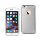 iPhone 6 Plus/ 6S Plus Hybrid Metal Brushed Texture Case