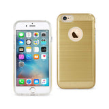 iPhone 6/ 6S Hybrid Metal Brushed Texture Case