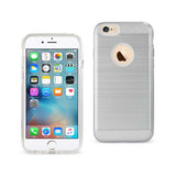 iPhone 6/ 6S Hybrid Metal Brushed Texture Case