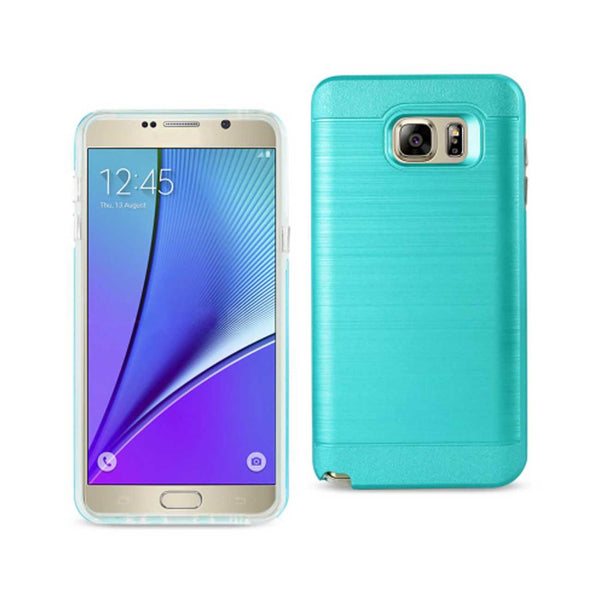 Samsung Galaxy Note 5 Hybrid Metal Brushed Texture Case