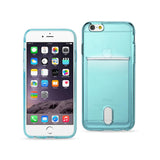 iPhone 6 Plus Semi Clear Case With Card Holder