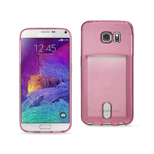 Samsung Galaxy Note 5 Semi Clear Case With Card Holder