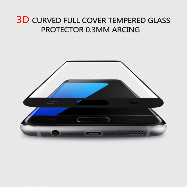 Samsung Galaxy S7 Edge 3D Curved Full Cover Tempered Glass