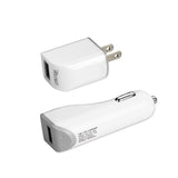 iPhone 4G 1 Amp 3-In-1 Car Charger Wall Adapter With Cable