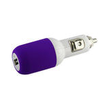  iPhone 4G 1 Amp USB Car Charger With Cable In Purple