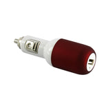  iPhone 4G 1 Amp USB Car Charger With Cable In Red