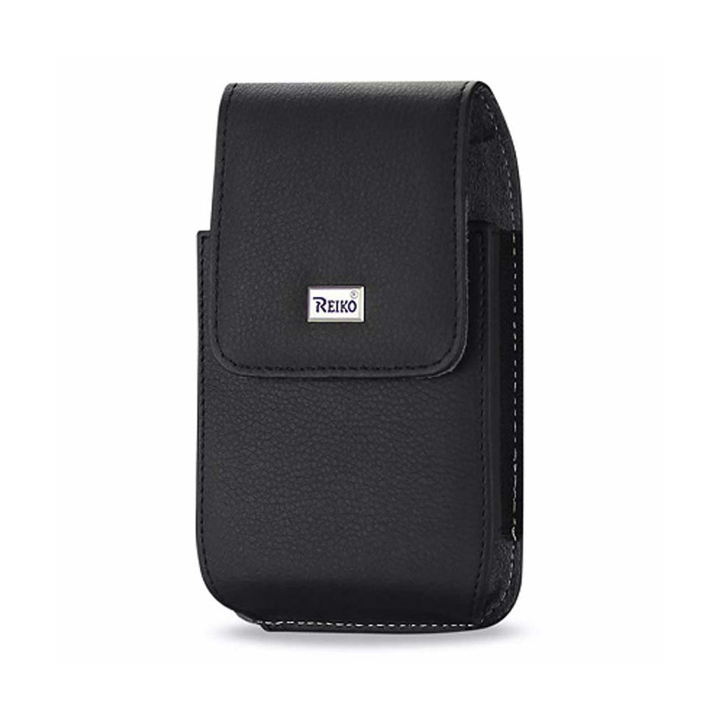 Vertical Leather Pouch Treo 650 With Megnetic And Metal Belt Clip (4.4X2.3X0.9 Inches)