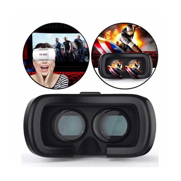 3D Virtual Reality Box (Vr Box) Glasses For 3.5 To 6 Inch Screen Phones